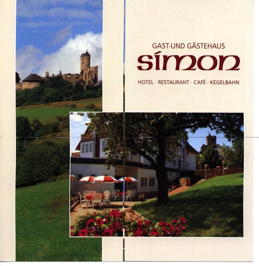 Отель Gast- Und Gastehaus Simon Greifenstein Экстерьер фото